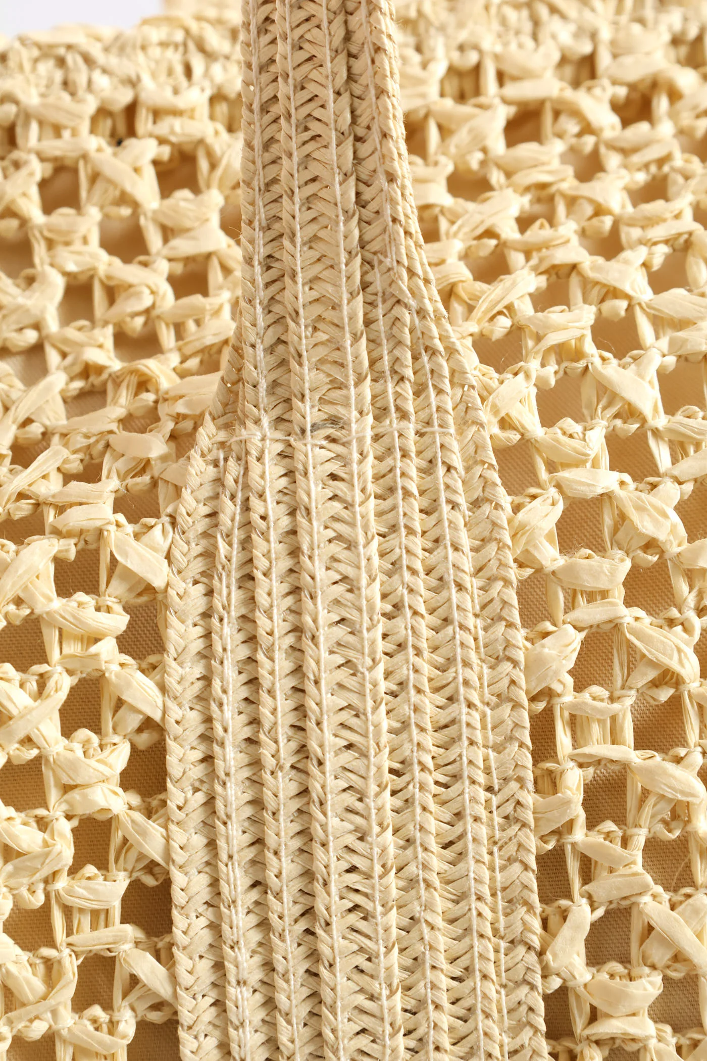 Straw Shopper - Beige - Image 5
