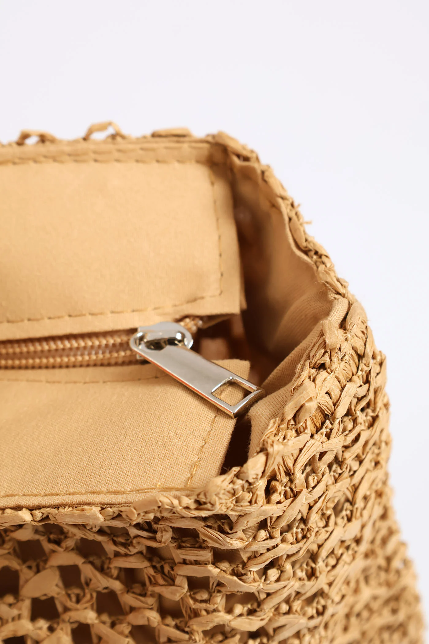 Straw Shopper - Caramel - Image 4