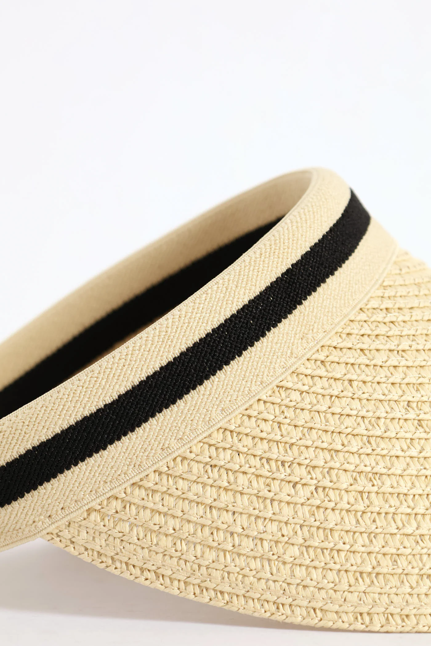 Straw Visor - Cream - Image 4