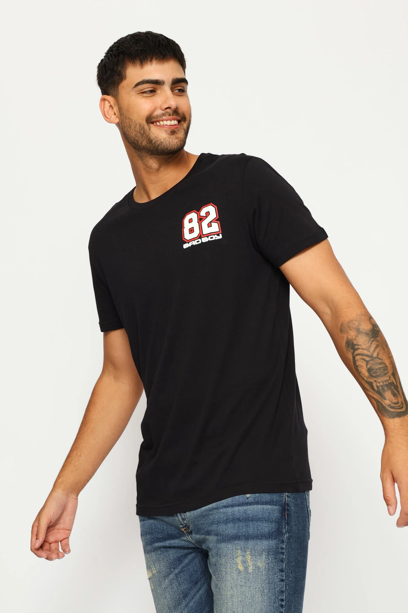 Street Rebel Tee - Black - Image 4