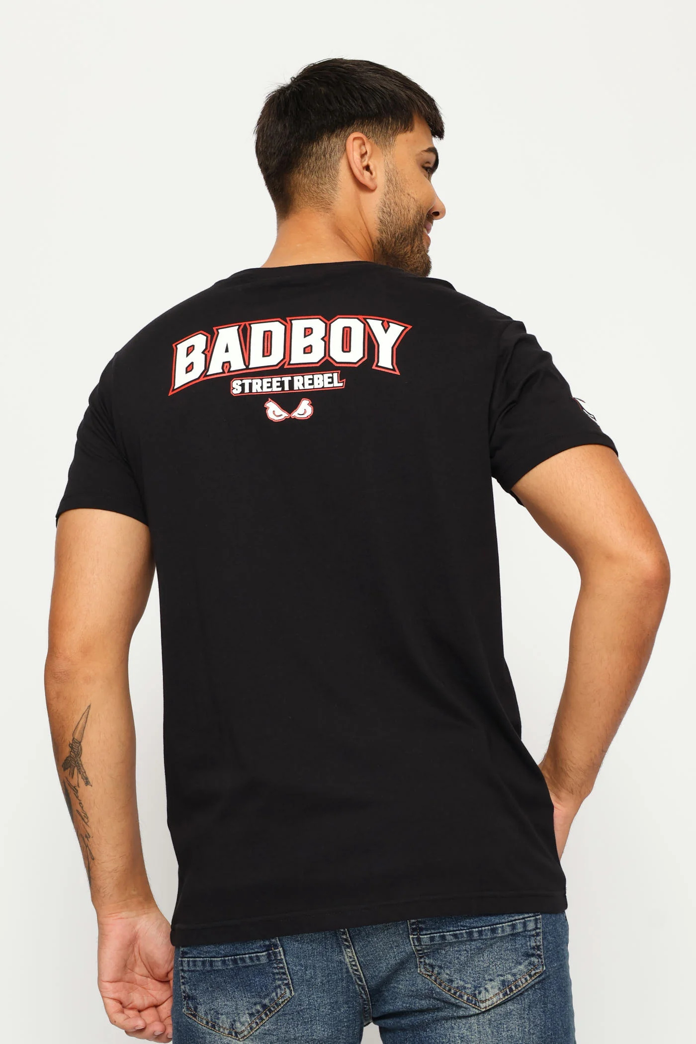 Street Rebel Tee - Black - Image 5