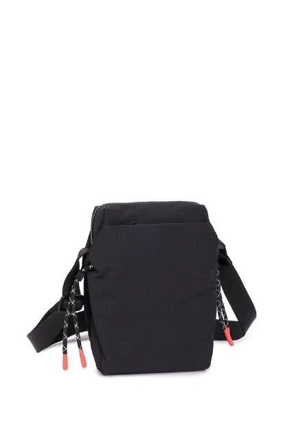 String Phone Bottle Shoulder Bag - Black - Image 3