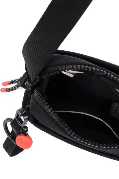 String Phone Bottle Shoulder Bag - Black - Image 6