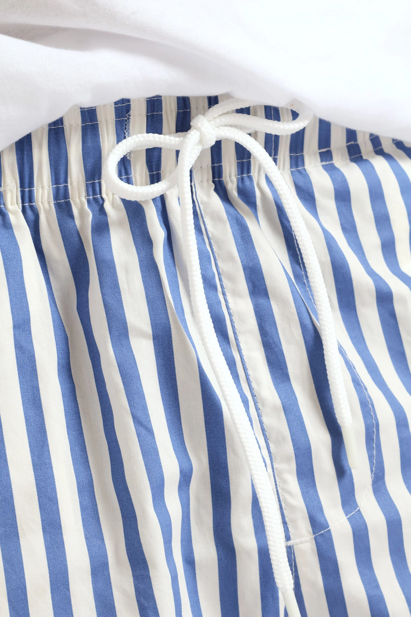 Stripe Beach Short - White/Blue - Image 5
