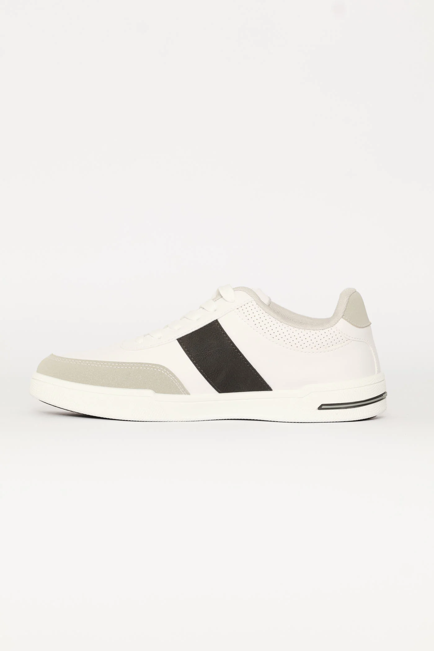 Stripe Detail Court Sneaker - White - Image 3