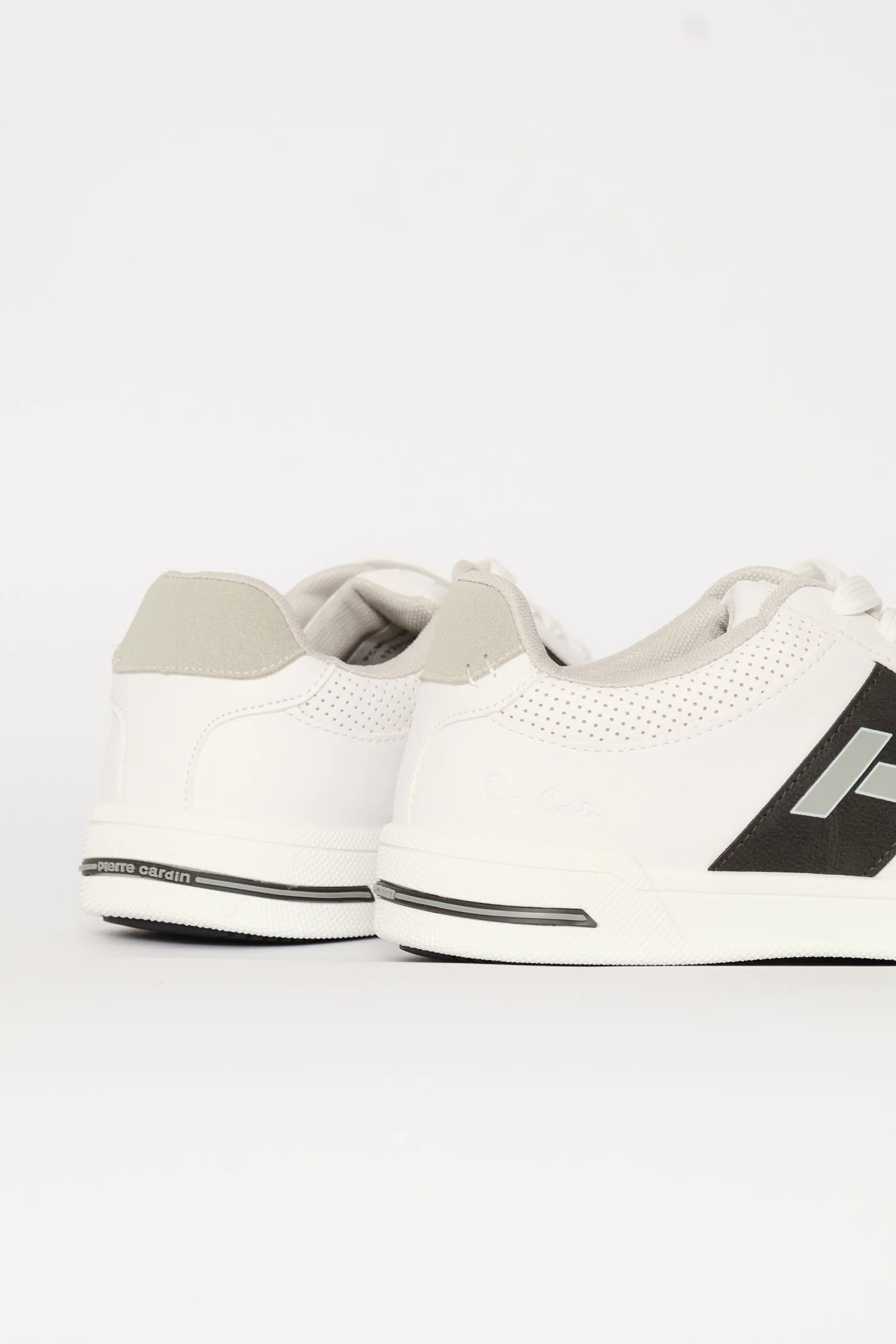 Stripe Detail Court Sneaker - White - Image 6