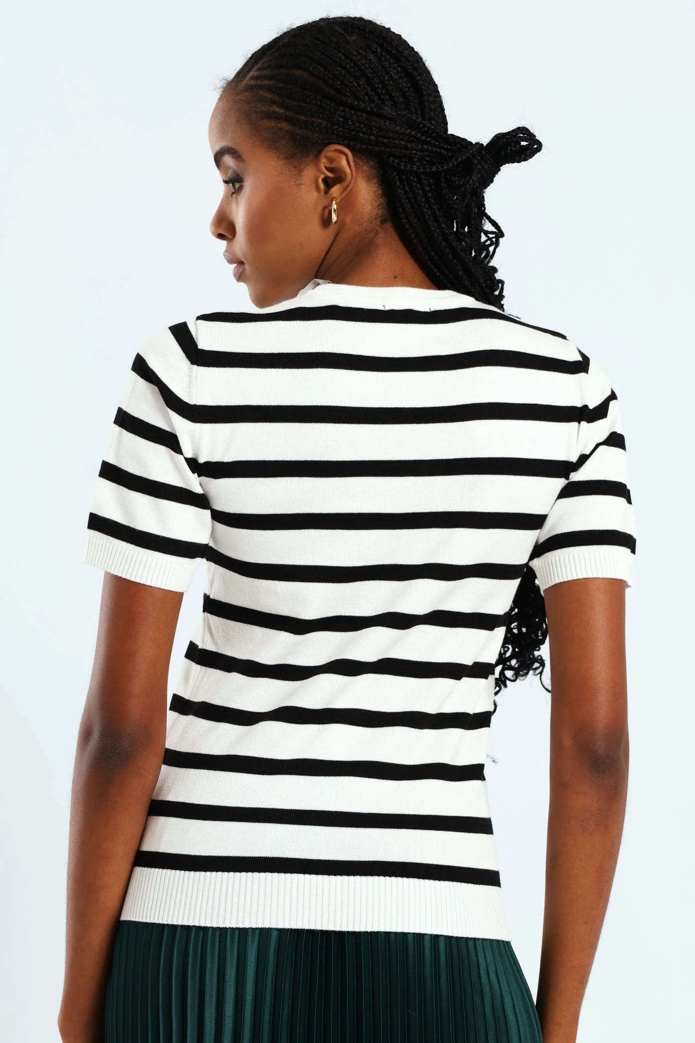 Stripe Pullover - Black/White - Image 4
