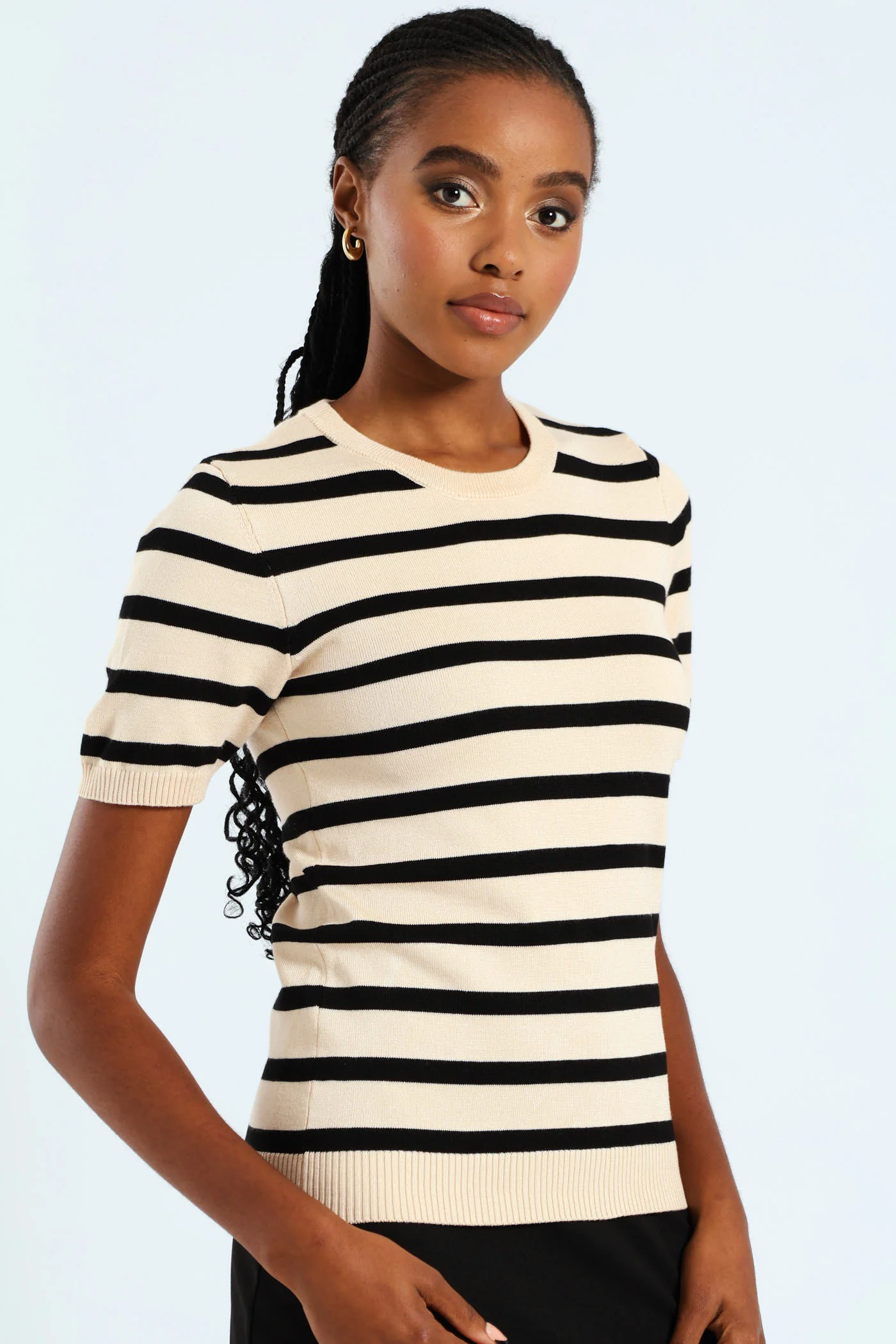Stripe Pullover - Stone - Image 3