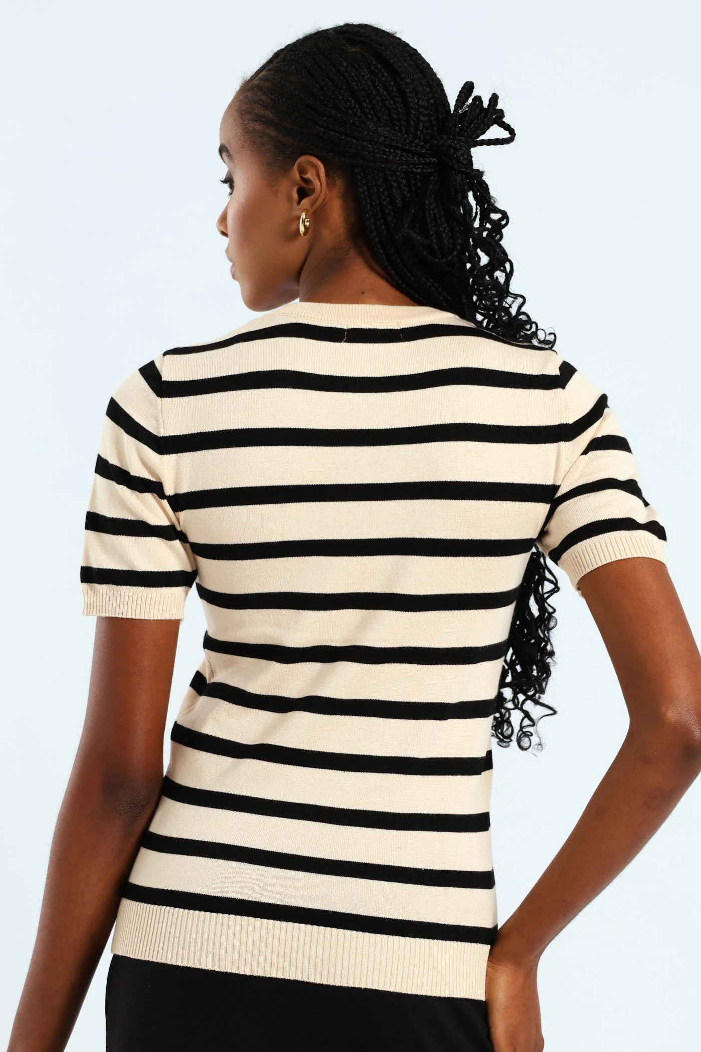 Stripe Pullover - Stone - Image 4