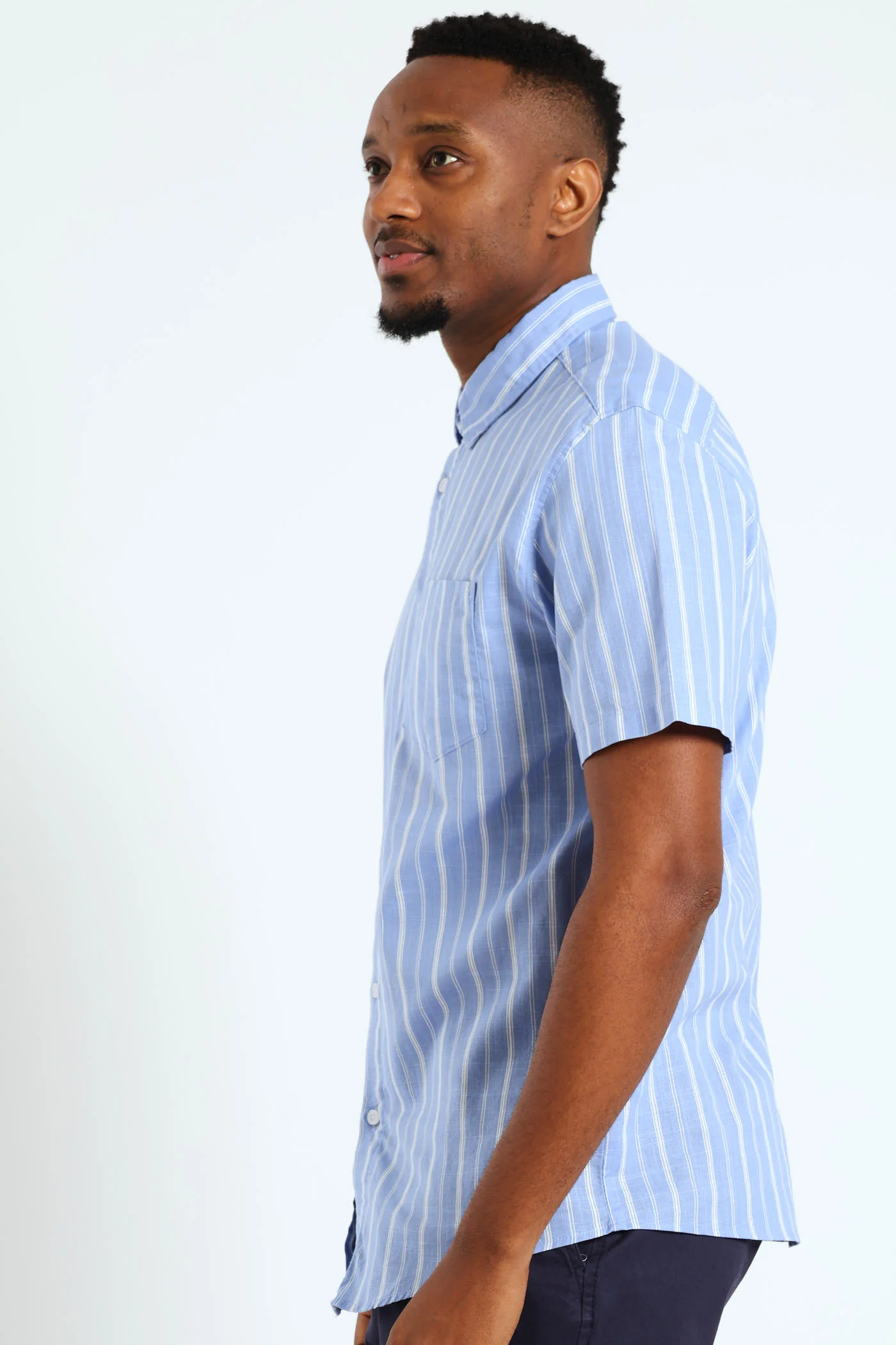 Stripe Shirt - Light Blue - Image 2