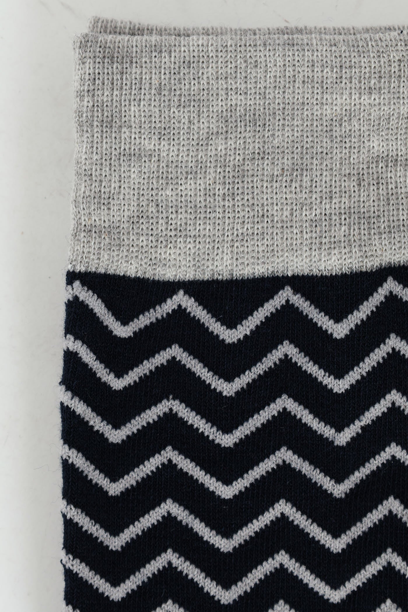 Stripe Single Socks - Navy/Grey - Image 2