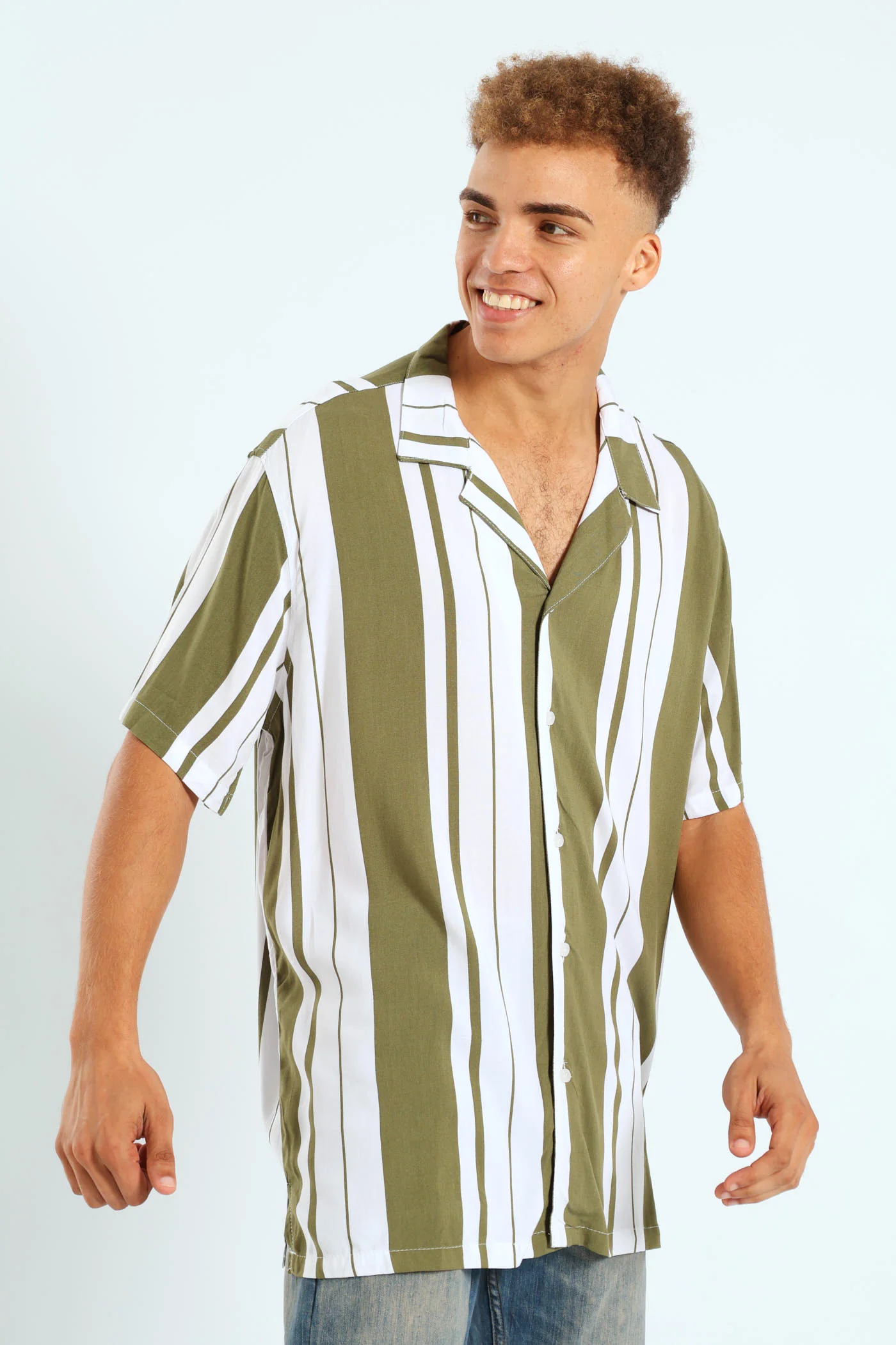 Stripe Viscose Shirt - Image 4