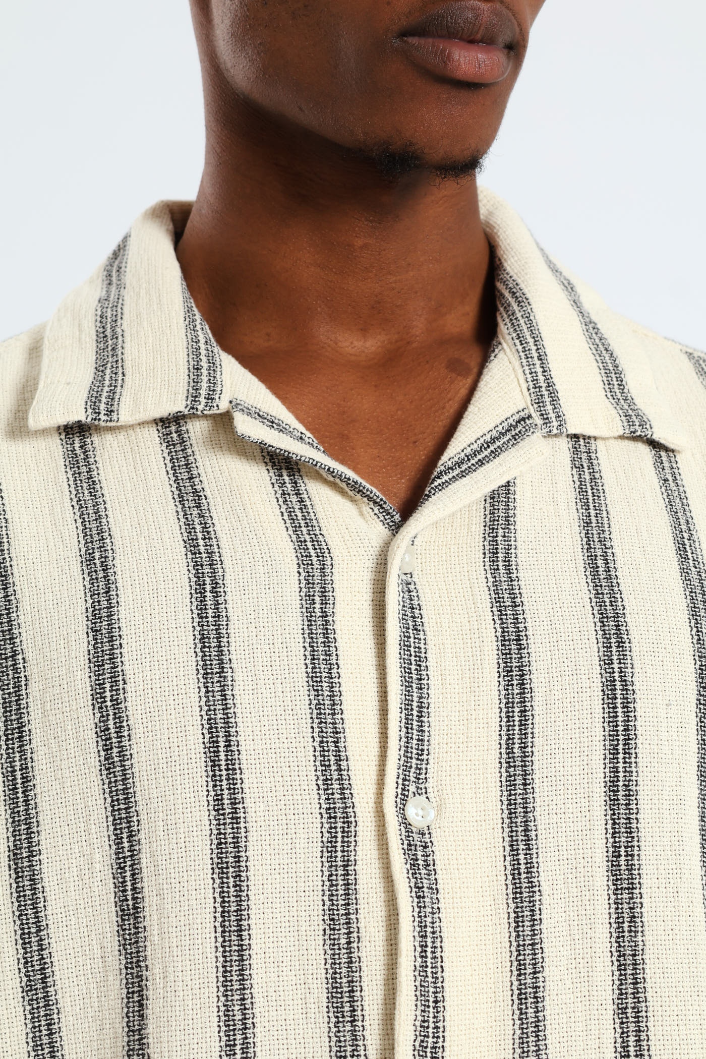 Striped Shirt - Ecru - Image 5