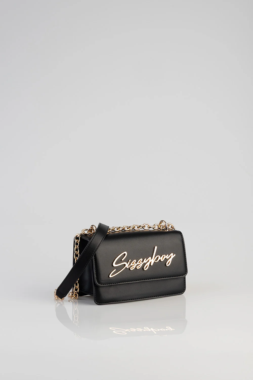 Structured Crossbody Bag - Black - Image 4