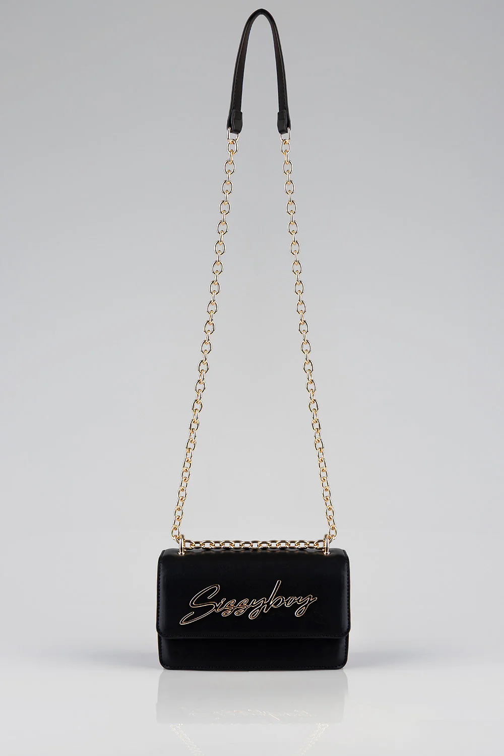 Structured Crossbody Bag - Black - Image 6