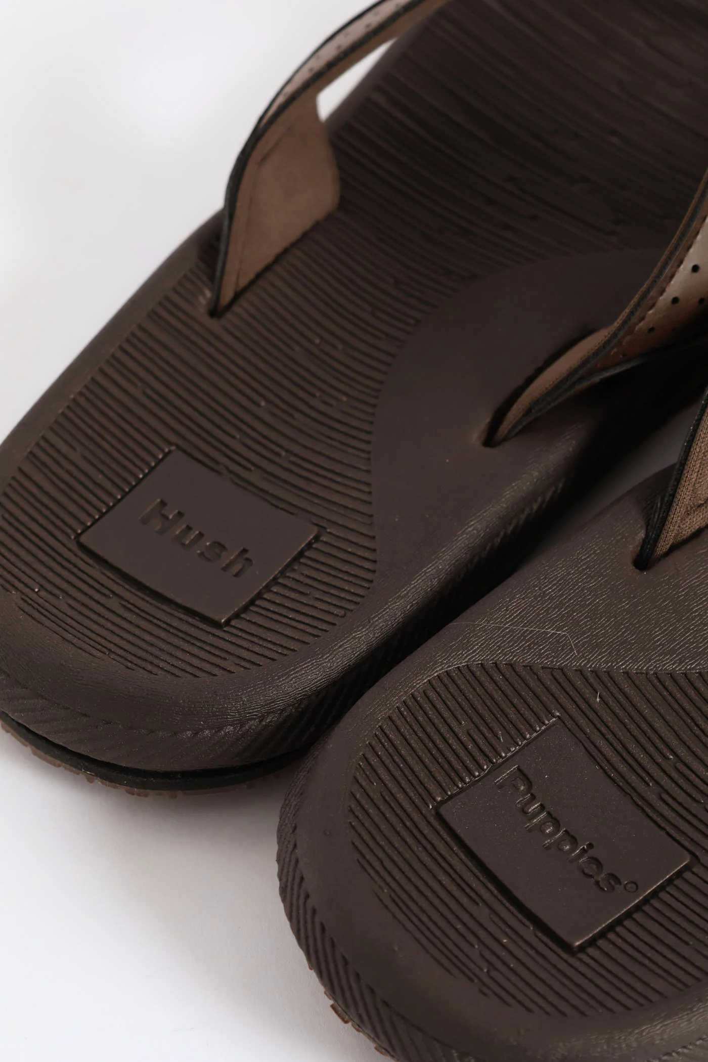 Strut Wide Vamp Sandal - Brown - Image 5