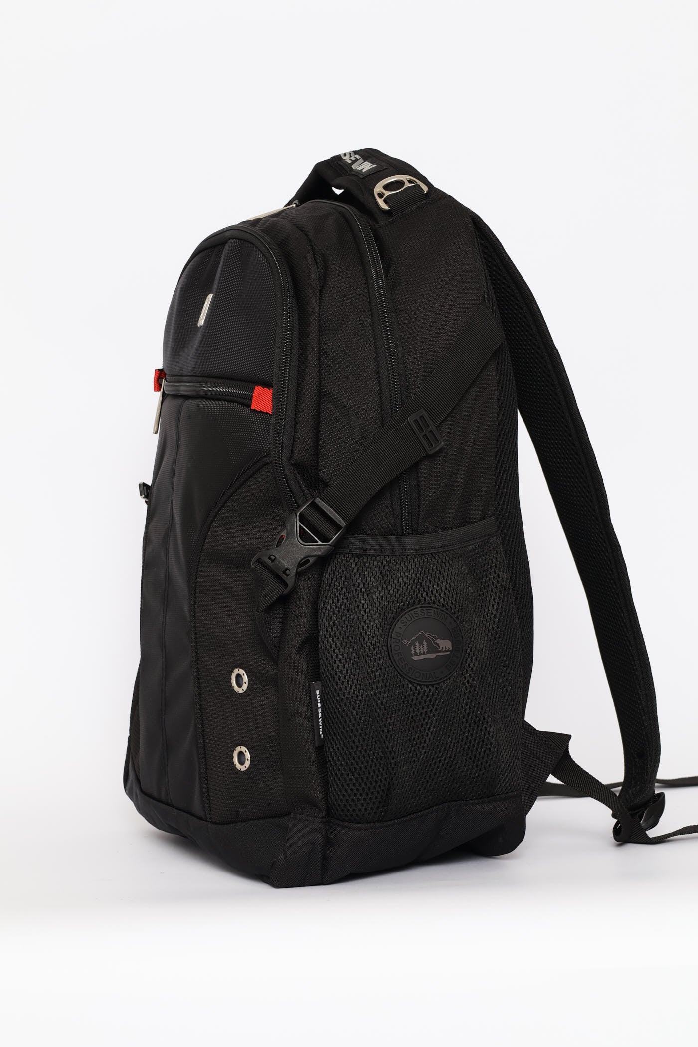 Stud Detailed Backpack - Black - Image 4