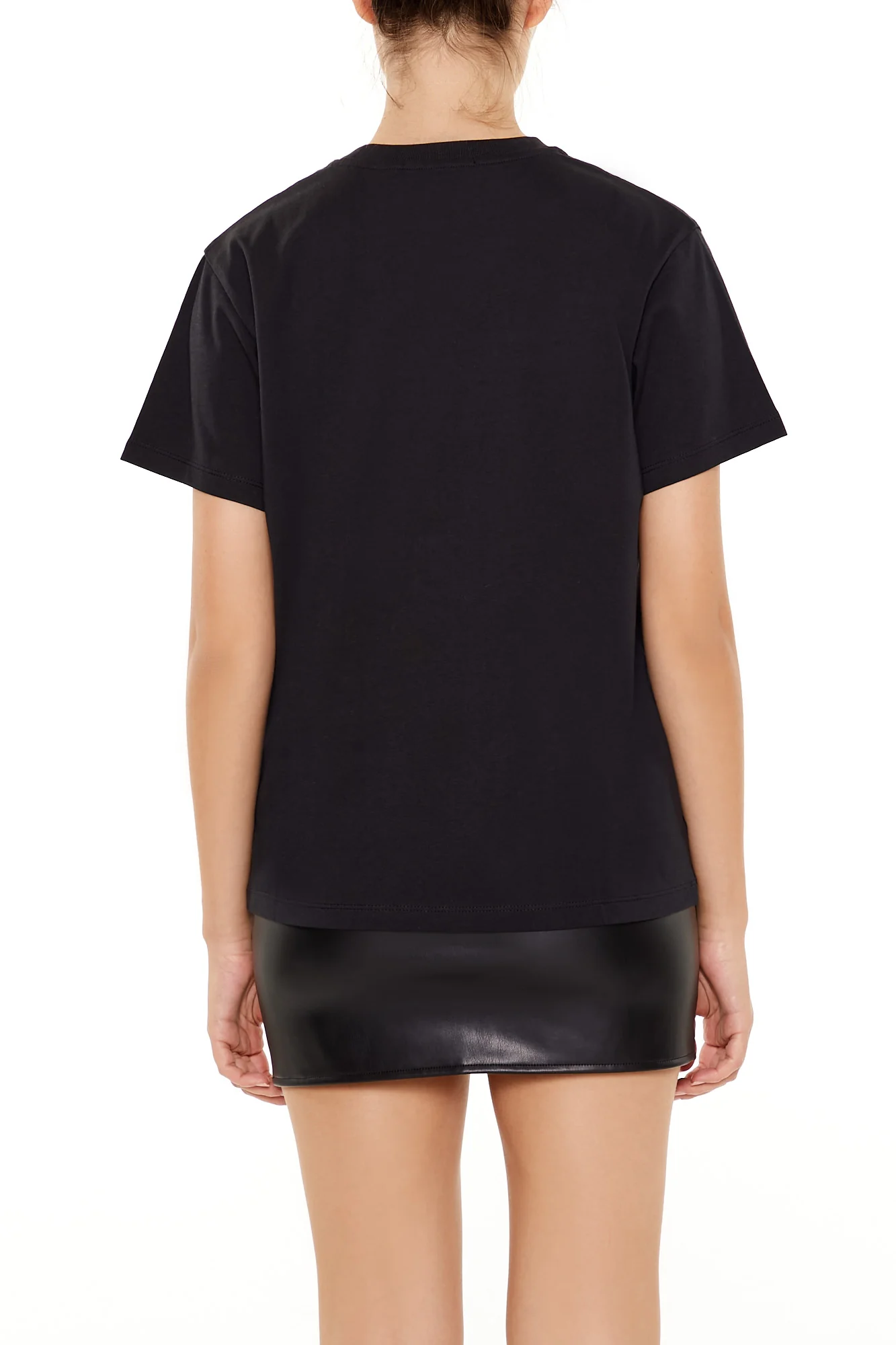 Studded Garage Oversized Graphic Tee - Black - Image 4