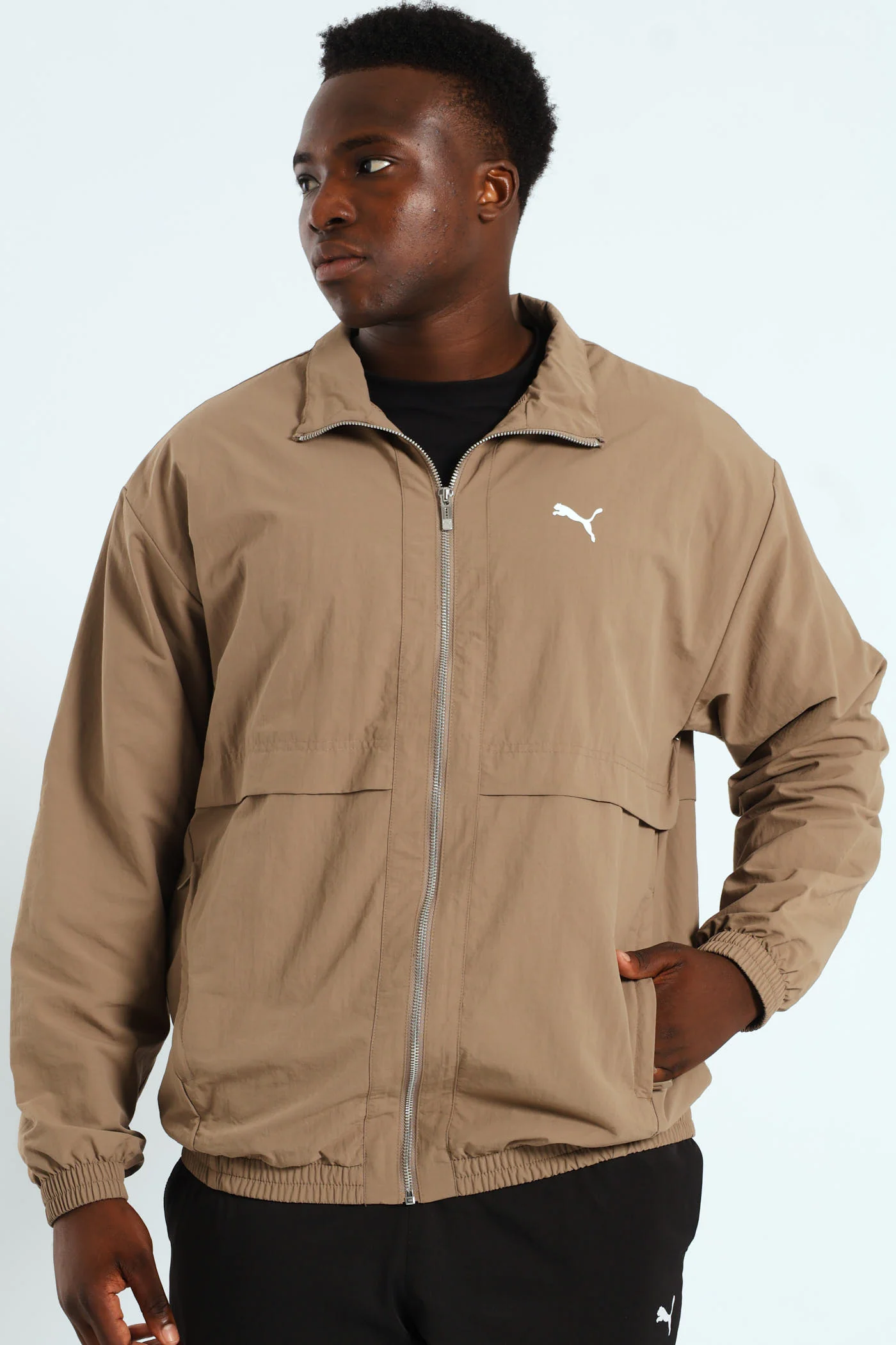 Style Windbreaker - Khaki - Image 3