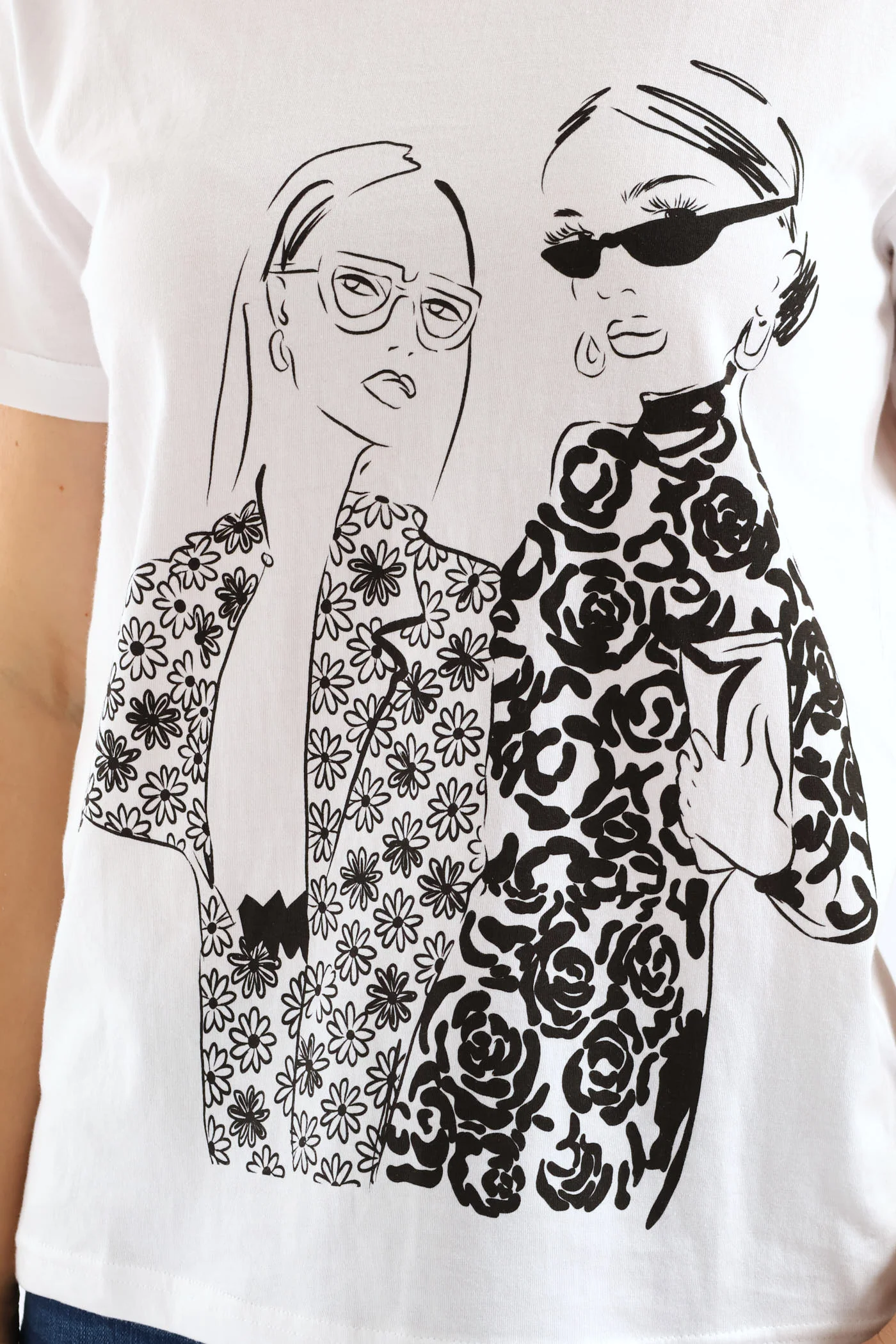 Stylish Ladies Tee - White - Image 2