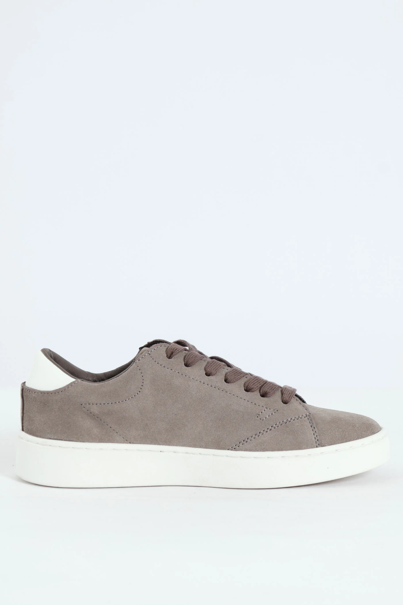 Suede Court Sneaker - Grey - Image 4