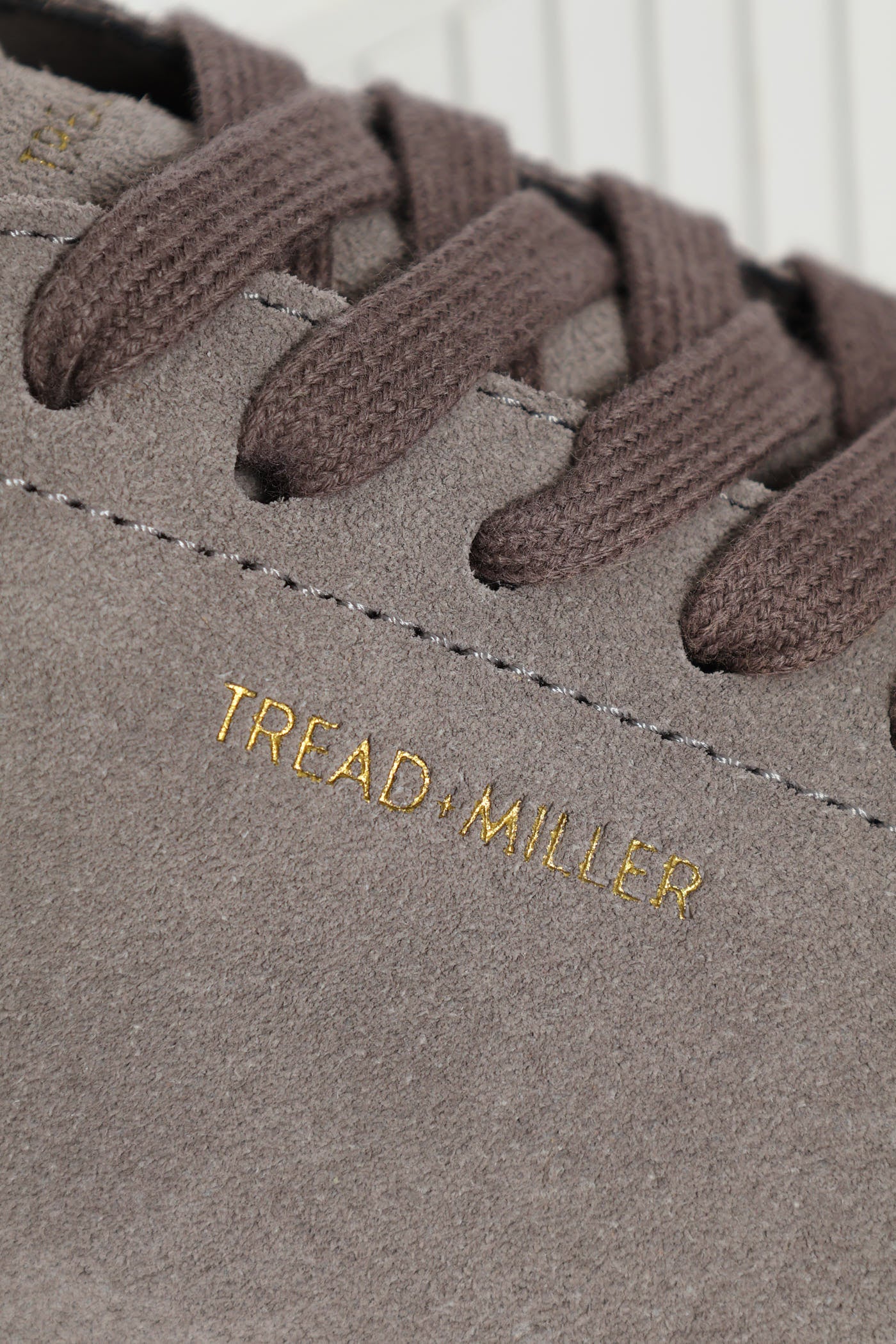 Suede Court Sneaker - Grey - Image 5