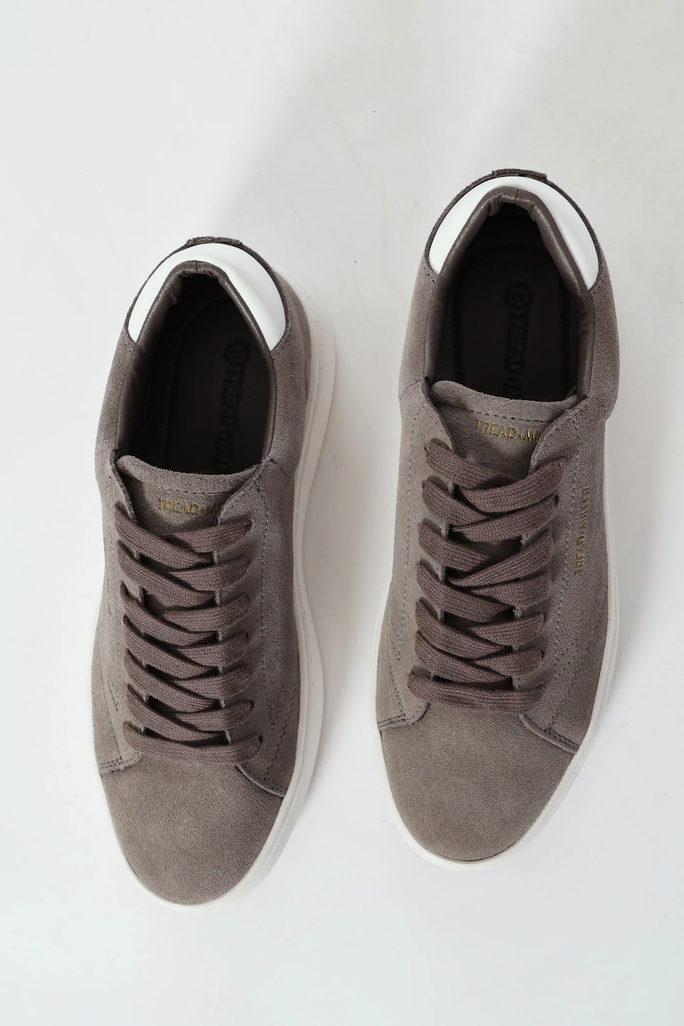 Suede Court Sneaker - Grey - Image 6