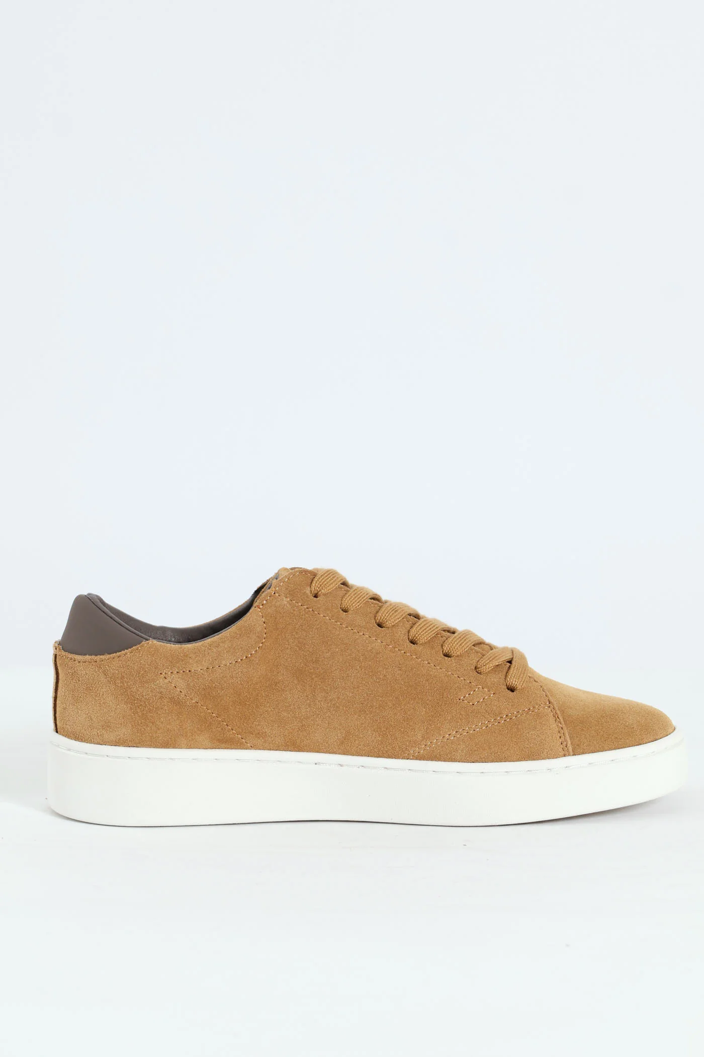 Suede Court Sneaker - Stone - Image 3