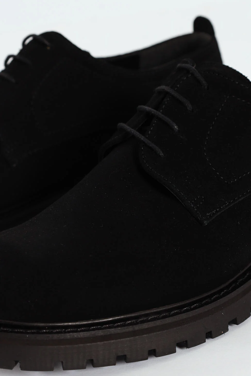 Suede Smart Casual Shoe - Black - Image 5