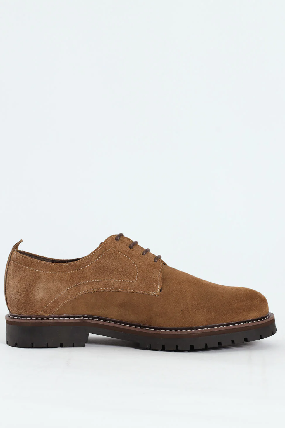 Suede Smart Casual Shoe - Taupe - Image 2