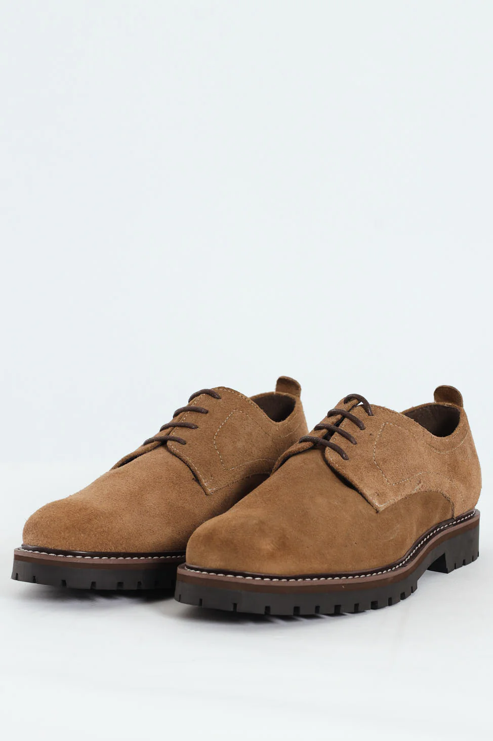 Suede Smart Casual Shoe - Taupe - Image 3