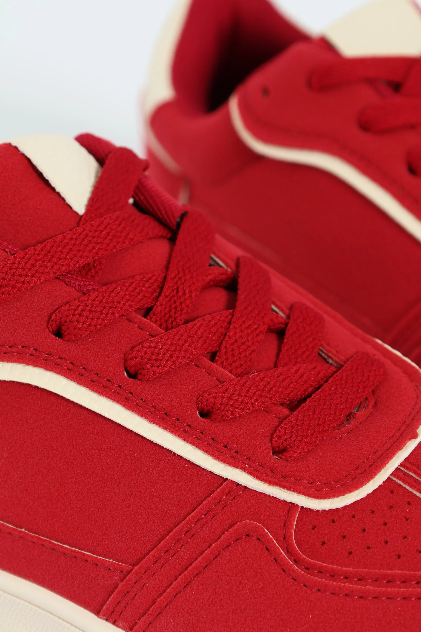 Suede Street Sneaker - Red - Image 2