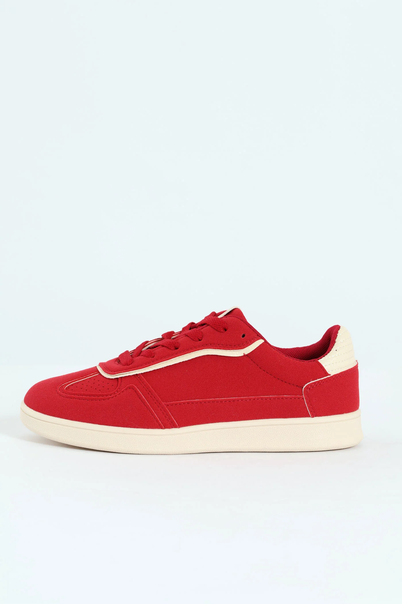 Suede Street Sneaker - Red - Image 3