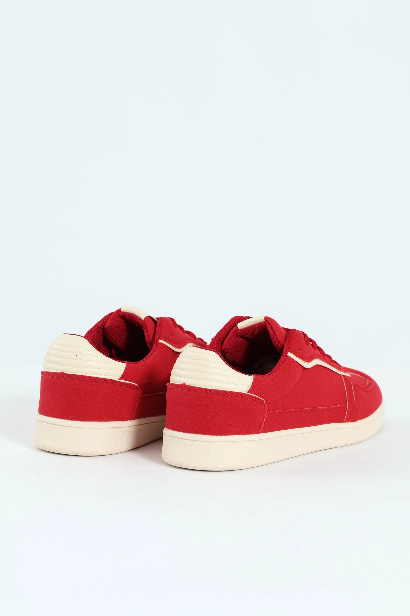 Suede Street Sneaker - Red - Image 5
