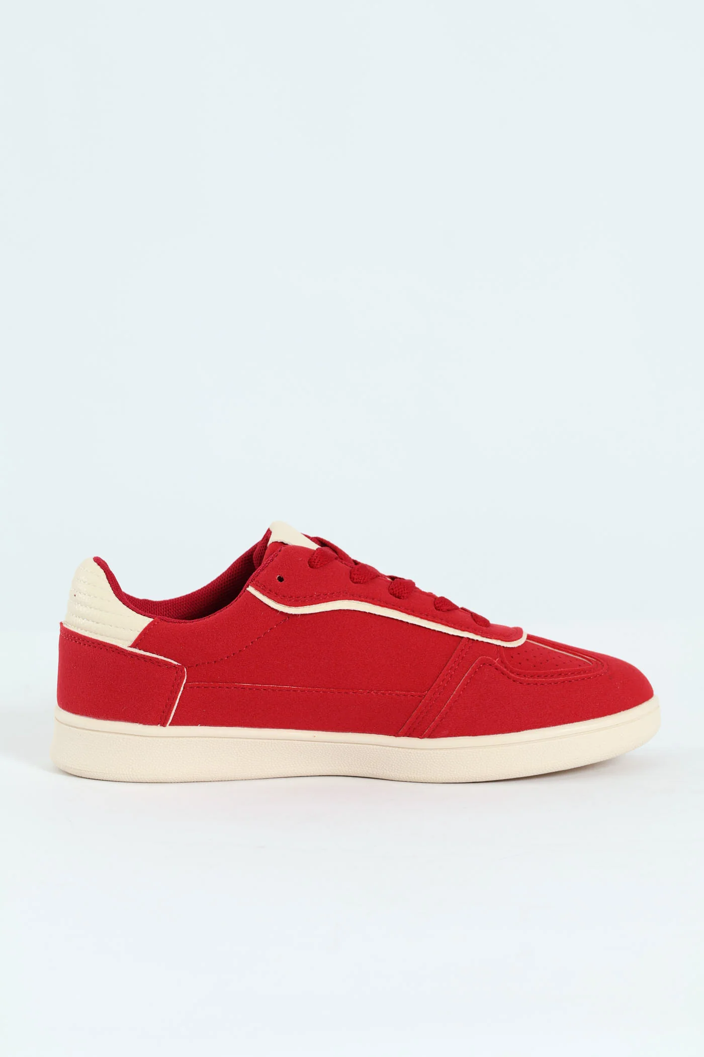 Suede Street Sneaker - Red - Image 6