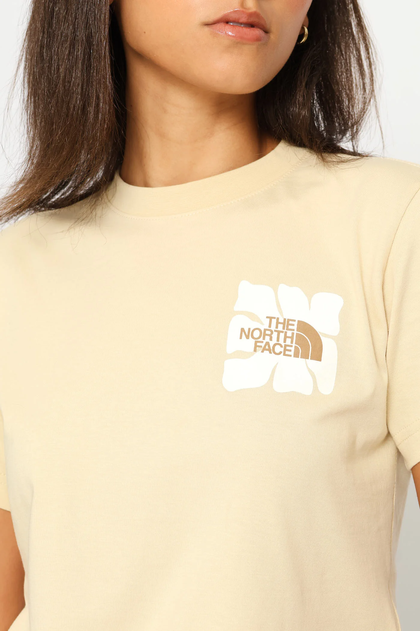 Sun Regular Short Sleeve Cutie Graphic Tee - Taupe - Image 2