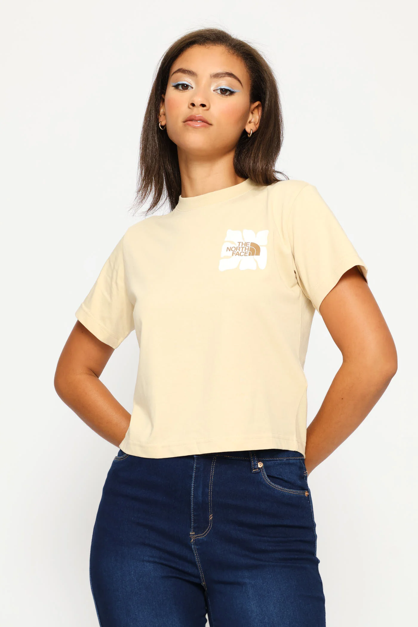 Sun Regular Short Sleeve Cutie Graphic Tee - Taupe - Image 3