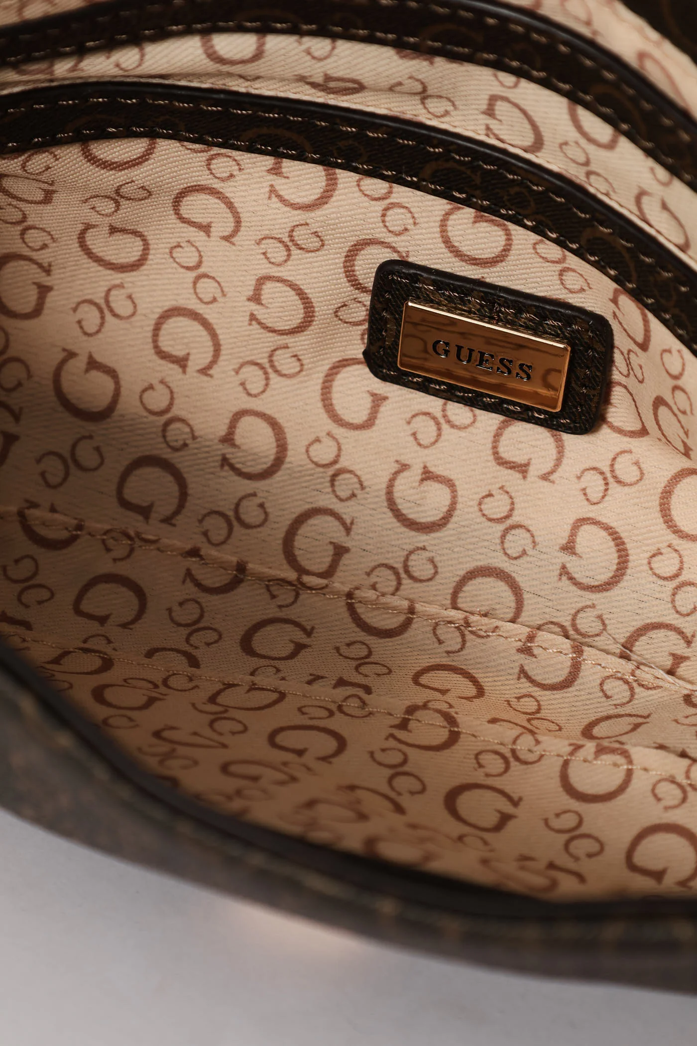 Sunset Boulevard Top Handle Crossbody Bag - Natural - Image 6