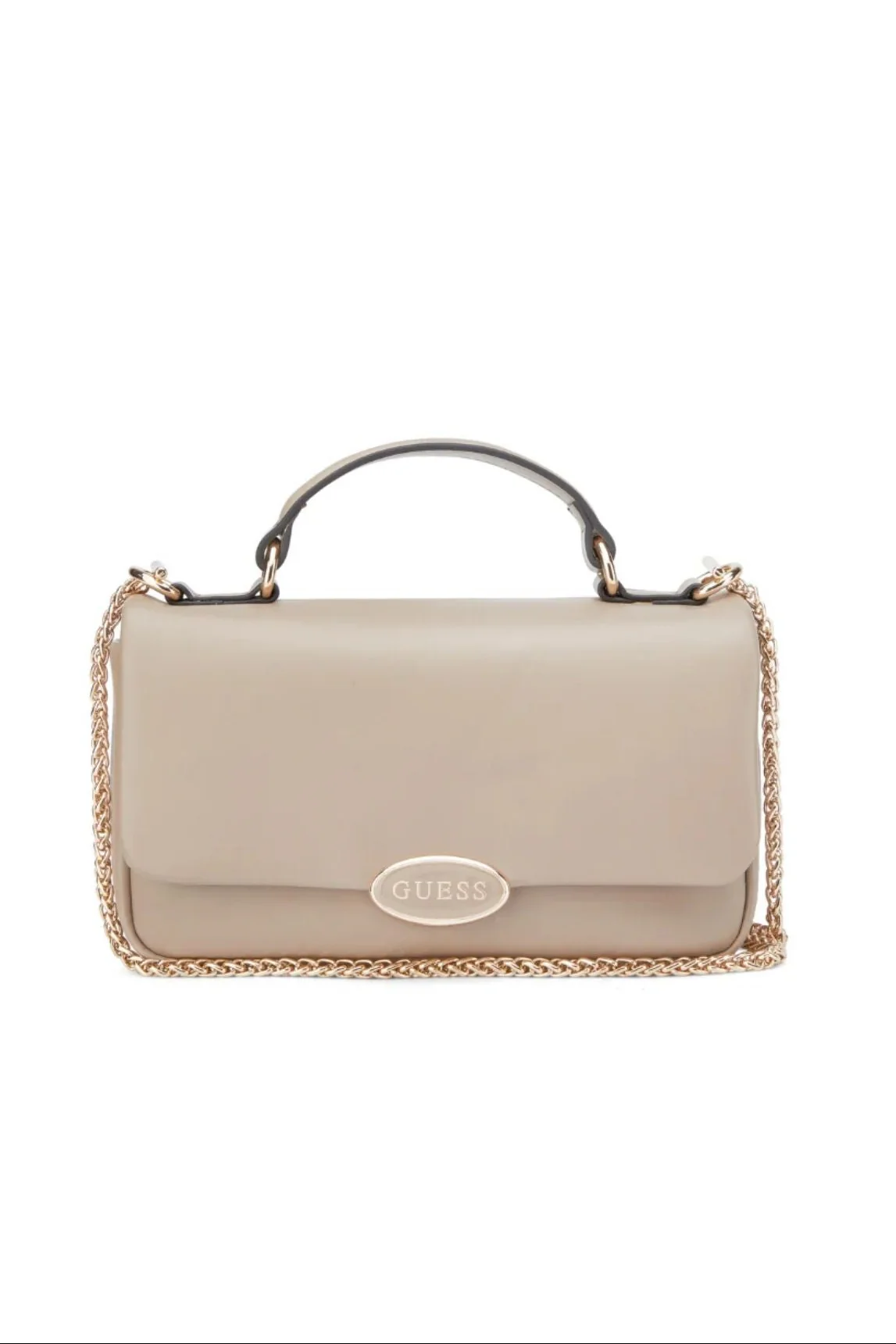 Sunset Boulevard Top Handle Crossbody Bag - Champagne - Image 3