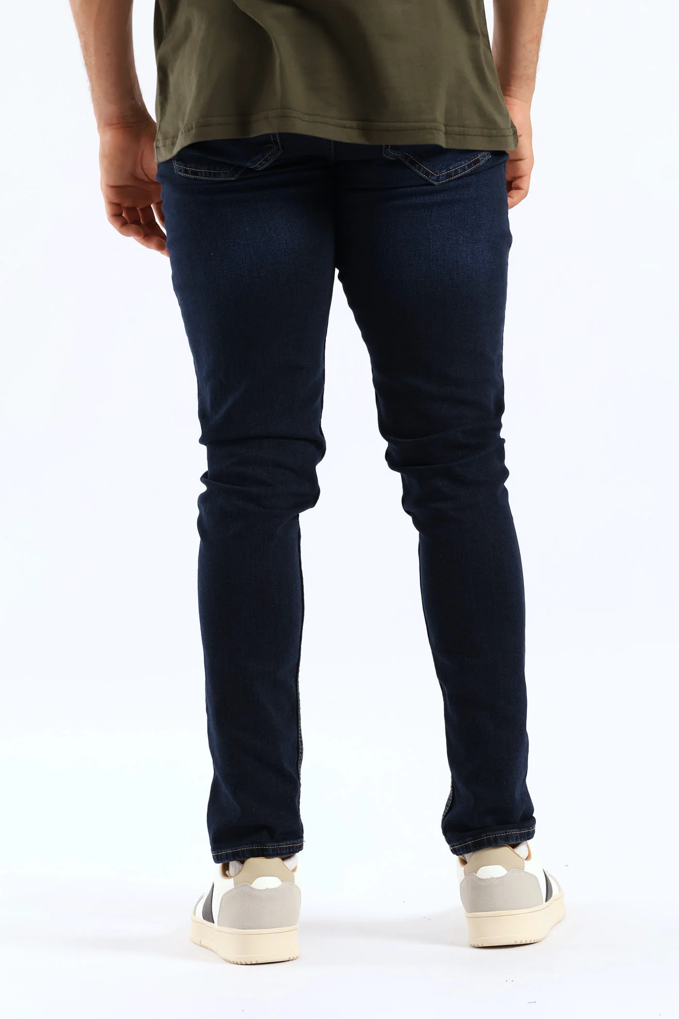 Super Skinny Basic Denim - Dark Blue - Image 4