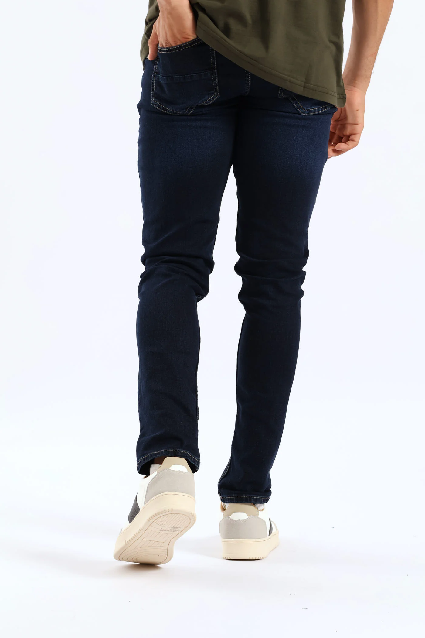 Super Skinny Basic Denim - Dark Blue - Image 5
