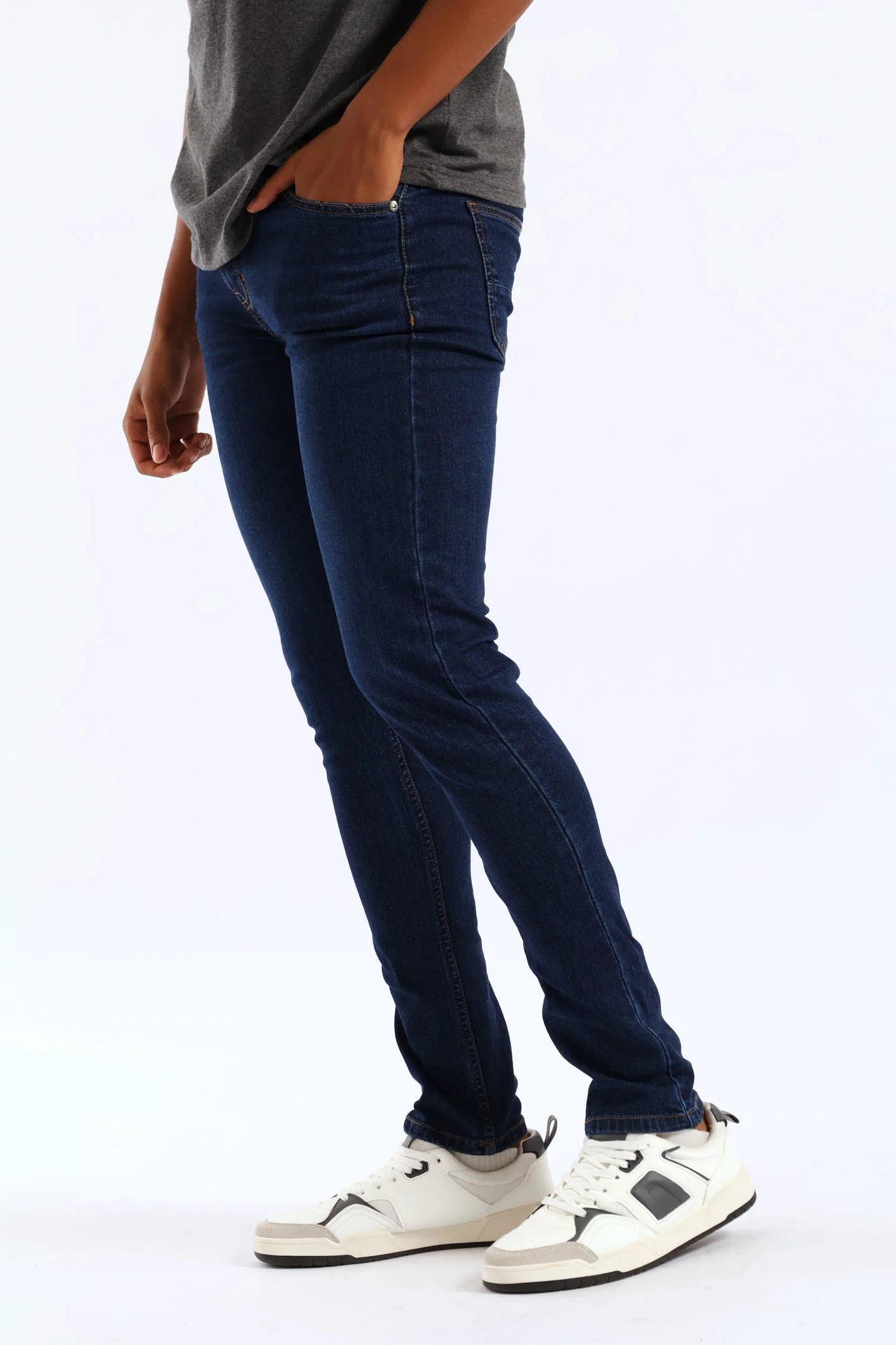Super Skinny Basic Denim - Dark Wash - Image 2