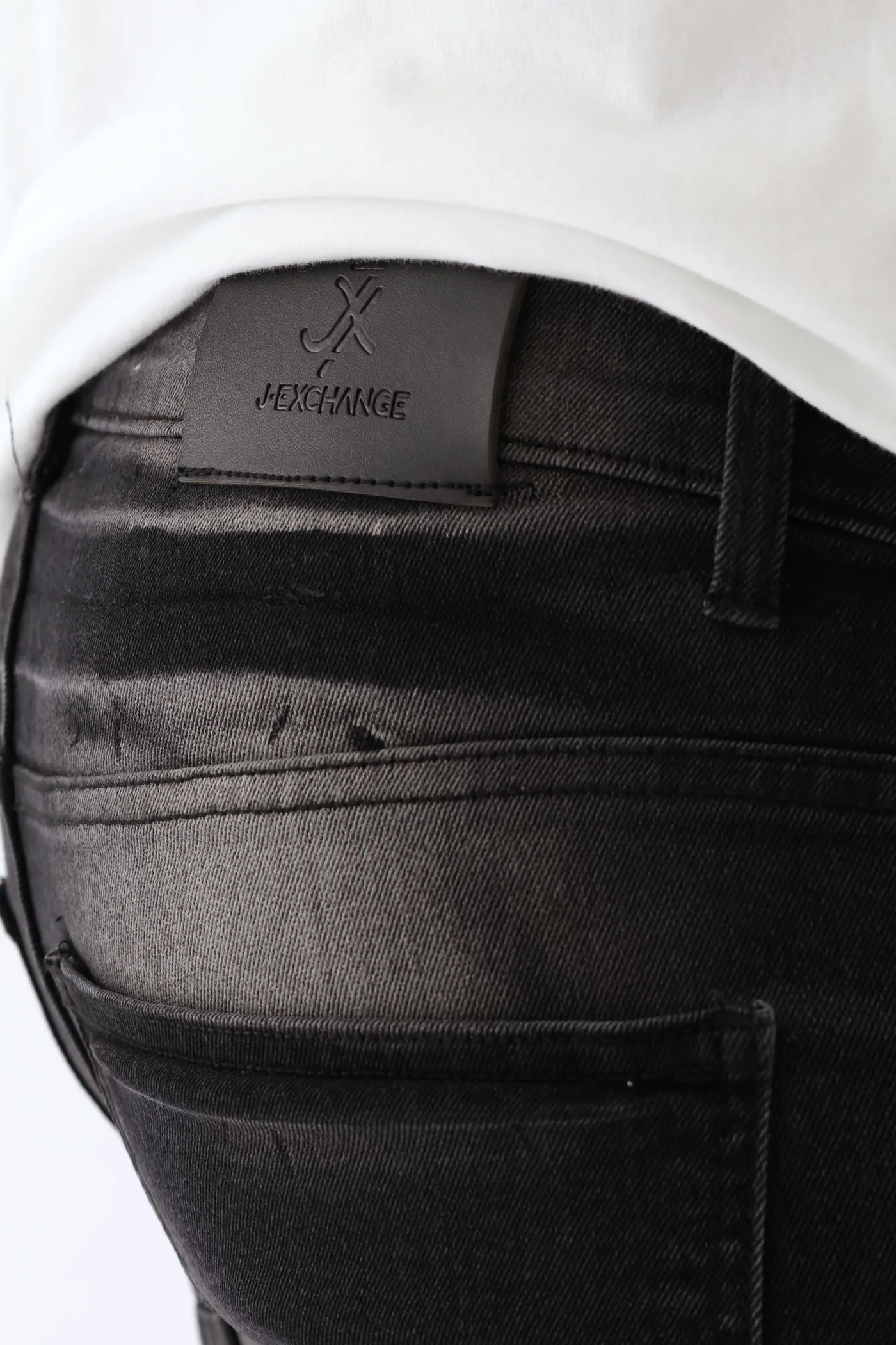 Super Skinny Cargo Denim - Black - Image 6