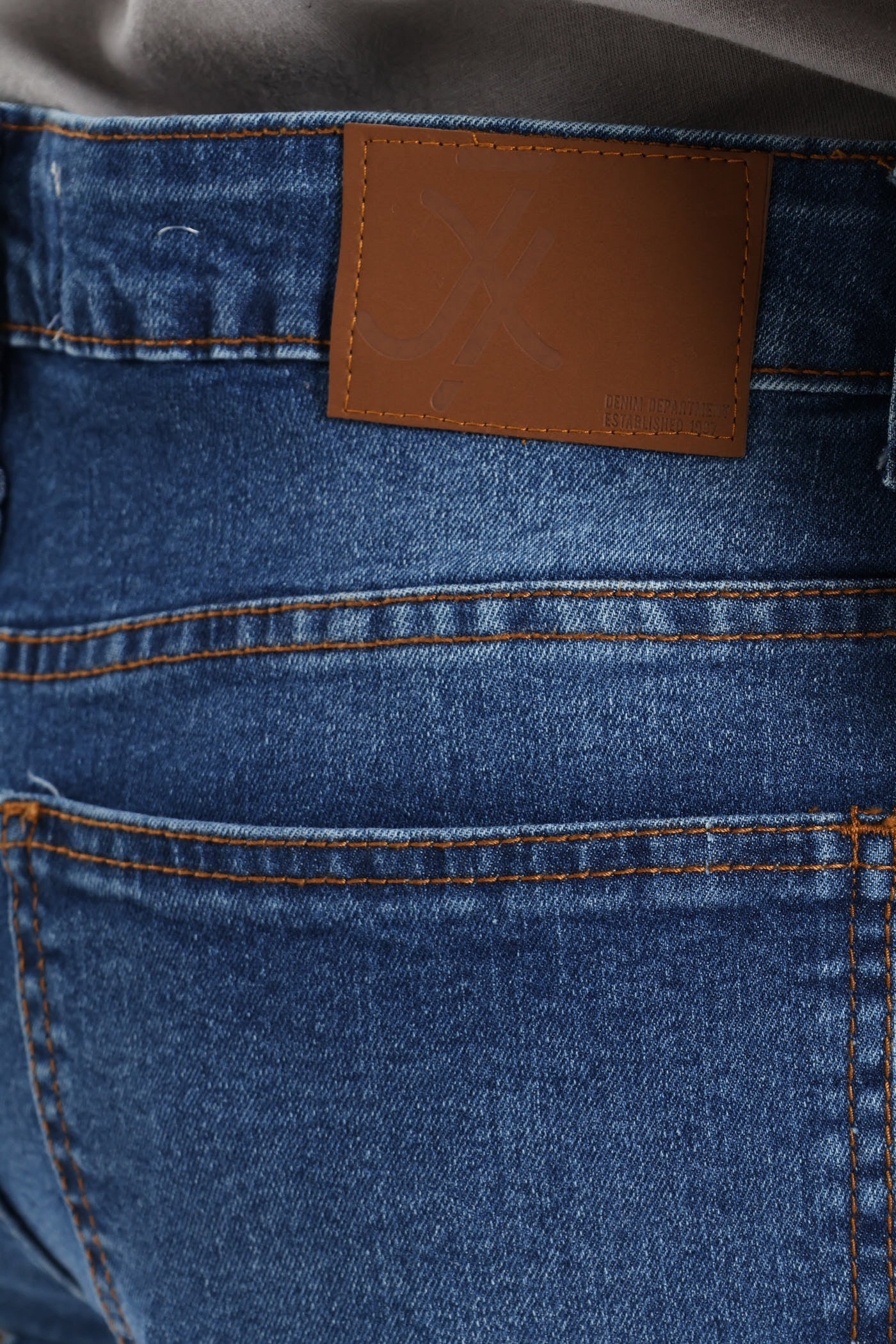 Super Skinny Ripped Denim - Dark Wash - Image 4