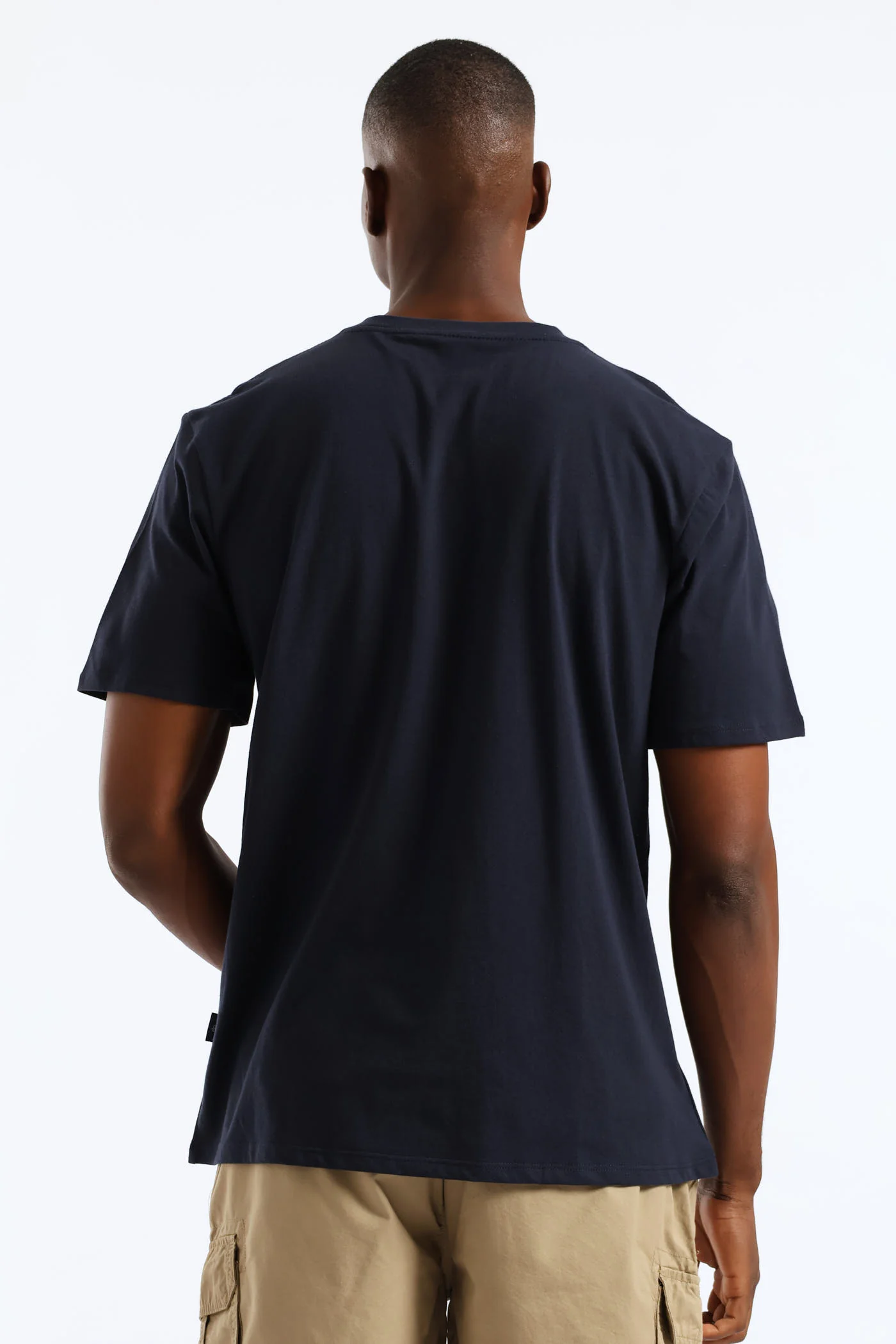 Superior Quality Label Tee - Navy - Image 4