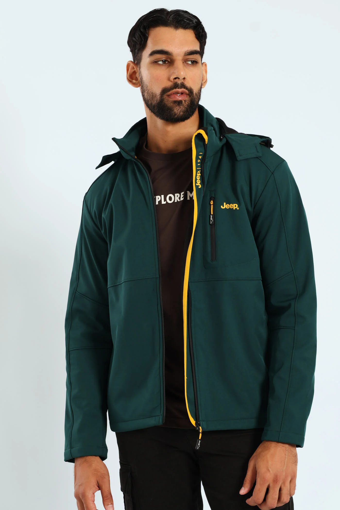 Softshell Jacket - Forest Green - Image 4