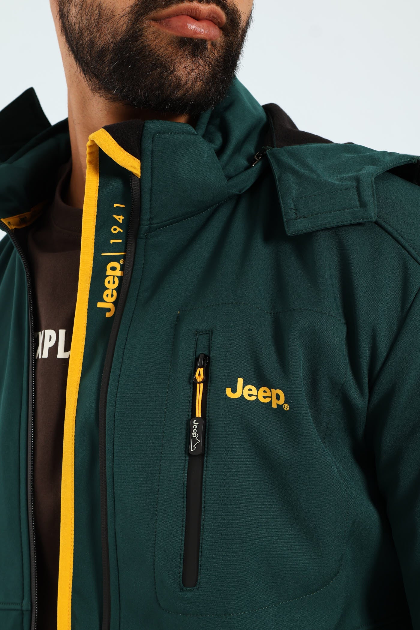 Softshell Jacket - Forest Green - Image 5