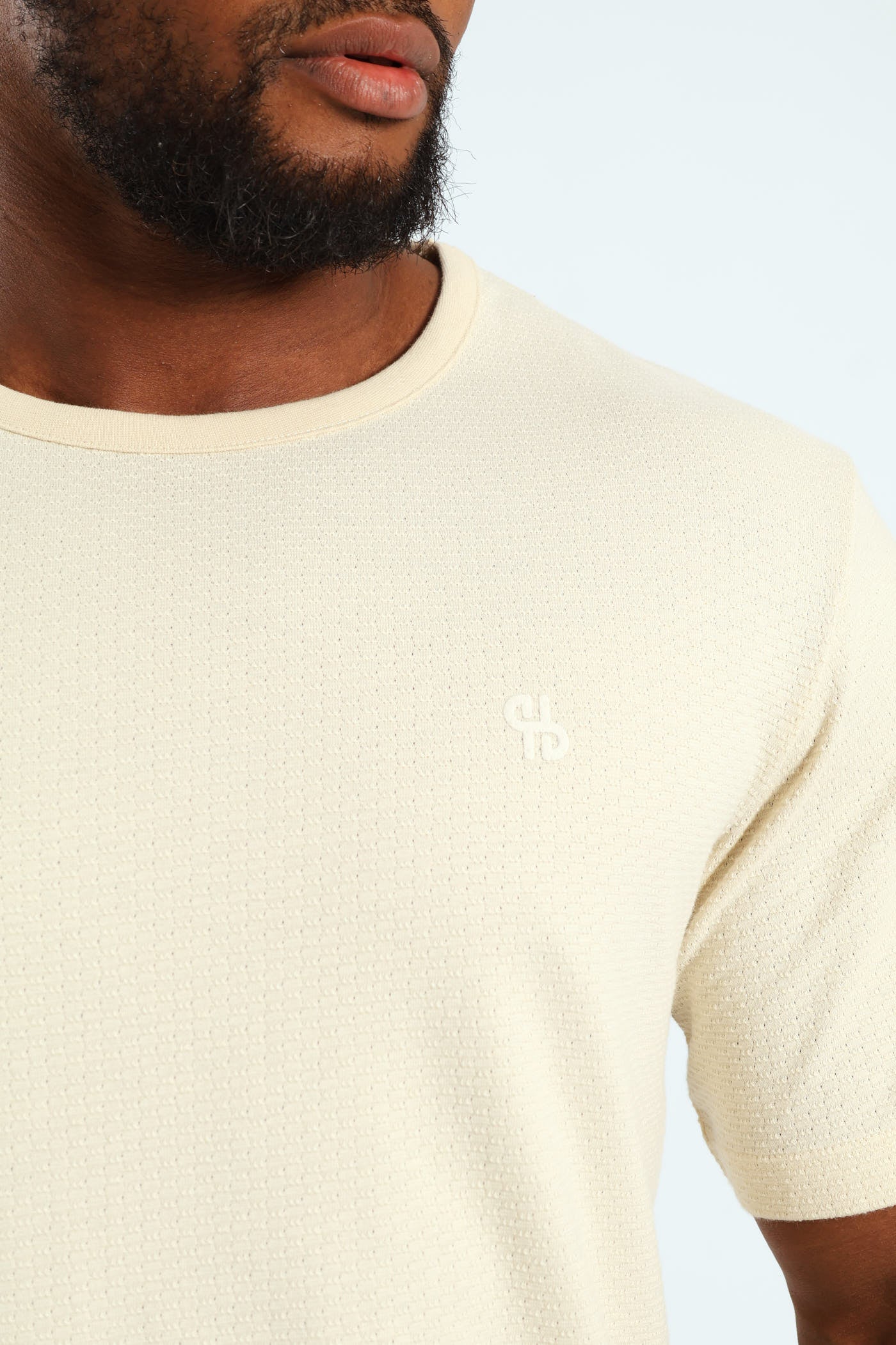 Surf Int Crew Tee - Light Stone - Image 2
