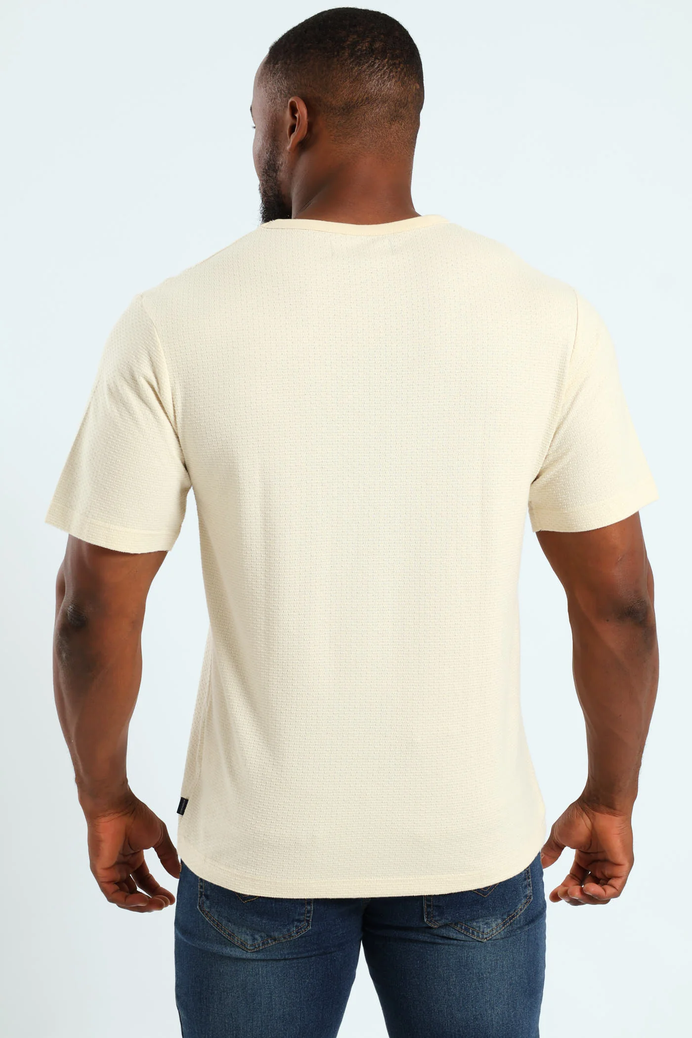 Surf Int Crew Tee - Light Stone - Image 4