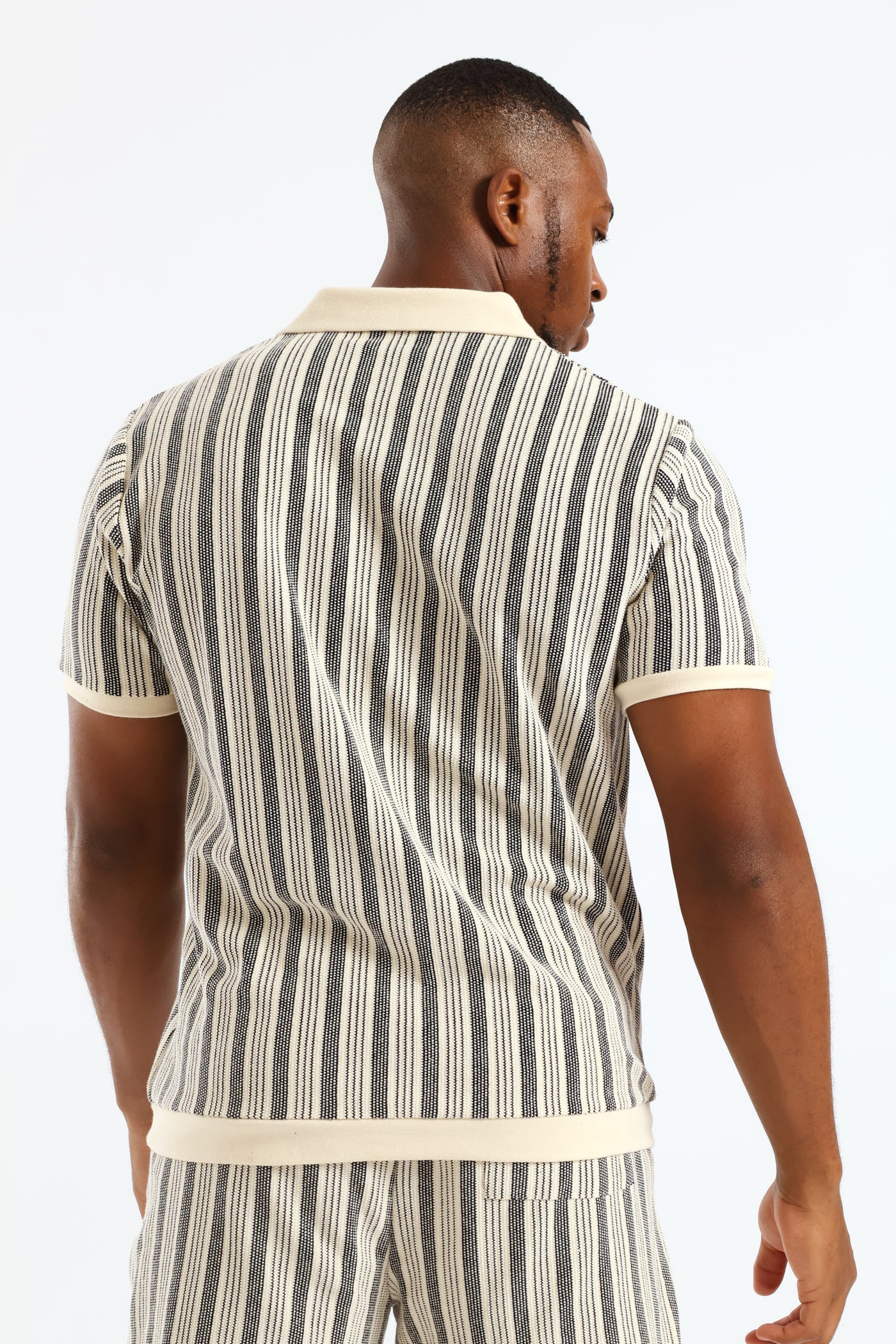 Surf Int Stripe Shirt - Off White - Image 3